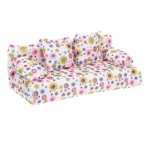 GALPADA 1 Set Mini Sofa Modell Wohnzimmer Kleines Puppenhaus Miniatur Puppenhaus Möbel Für Mini Ornament Mini Sofa Mit Kissen Mini Zubehör Polyester Bunt GALPADA 1 Set Mini Sofa Modell Wohnzimmer Kleines Puppenhaus Miniatur Puppenhaus Möbel Für Mini Ornament Mini Sofa Mit Kissen Mini Zubehör Polyester Bunt von GALPADA