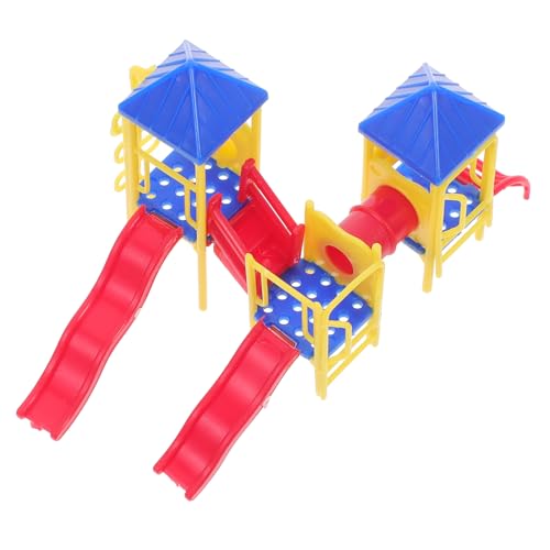 GALPADA 1 Set Rutsche Modell Spielplatz Kleine Szene Kind Miniatur Sand Tisch Ornament Kind Kleinkinder Sommer Strand Kleinkind Lernspielzeug Kleinkind Sommer Kunststoff Zufällige Farbe von GALPADA