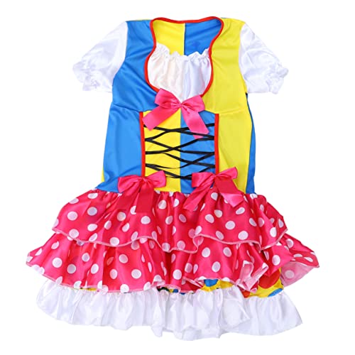 GALPADA 1 Stück Clown-anzug Kostüme Für Erwachsene Halloween-clown-kostüme Outfit Karnevalskostüm Clown Verkleiden Sich Accessoires Halloween-outfits Halloweenkostüm Chemiefasermischung von GALPADA