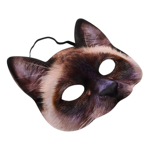 GALPADA 1 Stück Cosplay Gesichtsmaske Für Katzen Blanke Maske Halloween Kürbis Halloween Stirnband Mit Schleier Verzierte Maske Getigertes Katzenkostüm Rollenspielmaske Kostüm GALPADA 1 Stück Cosplay Gesichtsmaske Für Katzen Blanke Maske Halloween Kürbis Halloween Stirnband Mit Schleier Verzierte Maske Getigertes Katzenkostüm Rollenspielmaske Kostüm von GALPADA