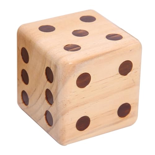 GALPADA 1 Stück Holzwürfel Erwachsene groß Sortiert Jumbo Riese Spiel Würfel Bambus GALPADA 1 Stück Holzwürfel Erwachsene groß Sortiert Jumbo Riese Spiel Würfel Bambus von GALPADA