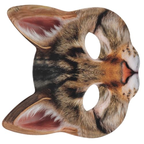 GALPADA 1 Stück Katzenmaske Katzenkostüm Für Erwachsene Maske Maskenmaske Halbmaske Wolfsmaske Für Katzen Halloweenmaske Katzenkostüm Für Fuchsmaske Katzenkostüm Wolfsmaske von GALPADA