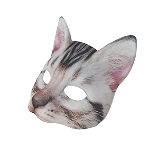 GALPADA 1 Stück Kostüm Maskerade Katzengesichtsmaske Halloween Maske Pelzige Katze Halbkatzenmaske Wolfsmaske Katzenmasken Schneeleopardenmaske Katzenkostüm Katzenzubehör Maskenmasken GALPADA 1 Stück Kostüm Maskerade Katzengesichtsmaske Halloween Maske Pelzige Katze Halbkatzenmaske Wolfsmaske Katzenmasken Schneeleopardenmaske Katzenkostüm Katzenzubehör Maskenmasken von GALPADA