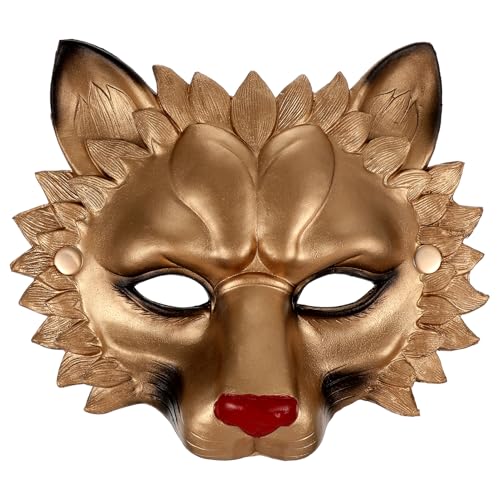 GALPADA 1 Stück Löwenmaske für Halloween Cosplay und Maskerade Realistische PU Foam Dekoration für Tanzpartys und Feste GALPADA 1 Stück Löwenmaske für Halloween Cosplay und Maskerade Realistische PU Foam Dekoration für Tanzpartys und Feste von GALPADA