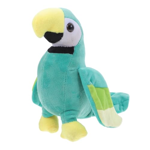 GALPADA 1 Stück Papagei Plüschtier Kleiner Papagei Stofftier Flügel Vogelspielzeug Kuscheliges Grünes Papagei Für Kleinkinder Kinderspielzeug Mini Kuscheltiere Für Papageien von GALPADA
