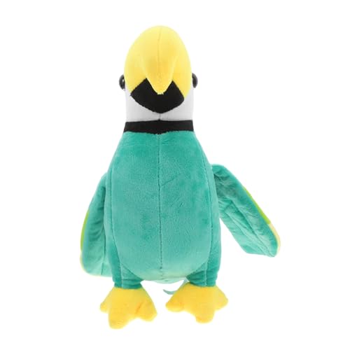 GALPADA 1 Stück Papagei Plüschtier Papagei Stofftier Vögel Wellensittich Sittich Großes Papageienspielzeug Ausgestopftes Papageienspielzeug Papagei Stofftier Kinderspielzeug von GALPADA