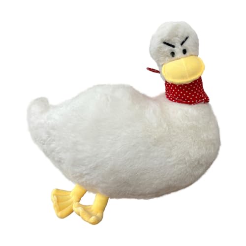 GALPADA 1 Stück Plüsch Ente Kissen Niedliches Kuscheltier Weiß Weicher Sofakissen für Dekoration für Jede Gelegenheit von GALPADA