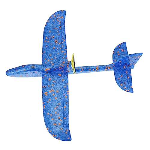 GALPADA 1 Stück Rotierendes Spielzeugflugzeug Mit Licht Spielzeugflugzeuge Hubschrauber Flugzeuggleiter Für Flugzeugspielzeug Flugzeug Modellflugzeug Schaum Blau von GALPADA