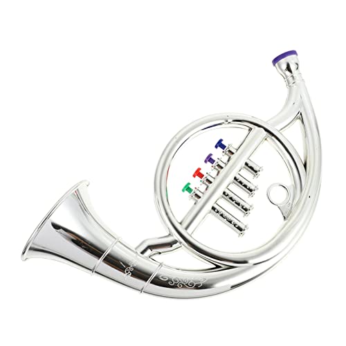 GALPADA 1 Stück Vierfarbhornmodell -Waldhorn Musikspielzeug Musical französisch Hornspielzeug Musikhorn Spielzeugmusikhörner Musikinstrument Überzug Silber GALPADA 1 Stück Vierfarbhornmodell -Waldhorn Musikspielzeug Musical französisch Hornspielzeug Musikhorn Spielzeugmusikhörner Musikinstrument Überzug Silber von GALPADA