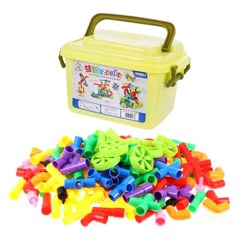 GALPADA 1 Zusammenbau Baustein Für Wasser Kinderspielzeug Bausteine Bauspielzeug Rohrbau Stammspielzeug Kunststoff Bunt von GALPADA