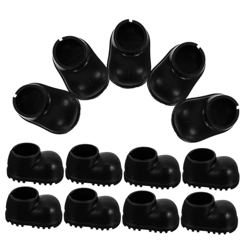 GALPADA 10 Paare Miniatur Regenstiefel aus Kunststoff Passend für Puppen Leicht Ausziehbar Deko für Puppenhaus und Miniaturlandschaften Kindgerechte Spielzeugschuhe von GALPADA