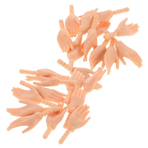 GALPADA 10 Paare Realistische Puppenhände Gelenkhand Zubehör für Bjd Puppen DIY Puppenherstellung Handersatzteile Detailgetreu Vielseitig Einsetzbar für Dynamische Posen von GALPADA
