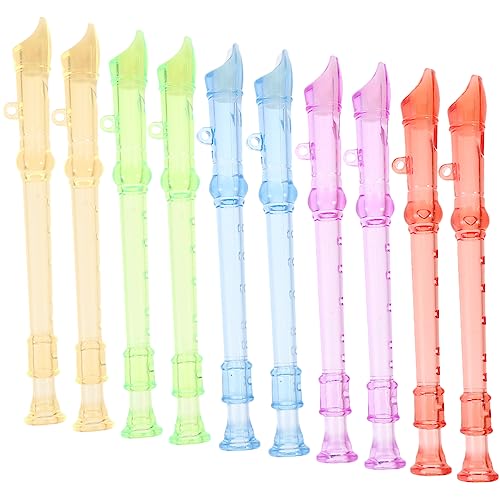 GALPADA 10 STK. Teiliges Mini Blockflöten aus Kunststoff für Einfache Bedienung Buntes Musikspielzeug Musikalischen Früherziehung Hand Auge Koordination Zufällige Farbe GALPADA 10 STK. Teiliges Mini Blockflöten aus Kunststoff für Einfache Bedienung Buntes Musikspielzeug Musikalischen Früherziehung Hand Auge Koordination Zufällige Farbe von GALPADA