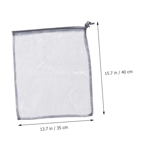 GALPADA 10 Stk Teiliges Mesh Aufbewahrungsnetz Tragbare Badutensilien Tasche Schnelltrocknend Sand und Wasserabflussfähig Vielseitig für Strand Schwimmbad Camping und Reise Schwarz von GALPADA