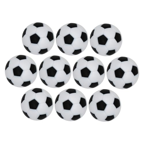 GALPADA 10 Stück 23-mm-schwarz-weiß-fußball Mini-fußbälle Als Gastgeschenke Miniatur-fußball Schreibtisch-fußbälle Tischfußballspielbälle Foosball Kleiner Fußball Kicker Zubehör Die Hüften von GALPADA