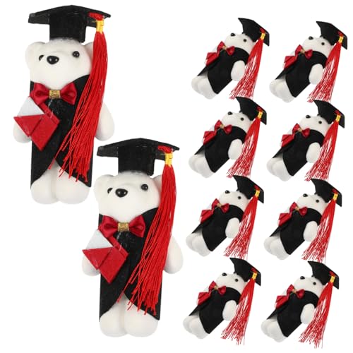GALPADA 10 Stück Abschlusstier Plüsch Abschlussbär Mit Blumen Abschlussparty Gastgeschenke Abschlussbären Bulk Abschluss Plüschtiere Bouquet Bär Puppe Plüschbär Bouquet Abschluss GALPADA 10 Stück Abschlusstier Plüsch Abschlussbär Mit Blumen Abschlussparty Gastgeschenke Abschlussbären Bulk Abschluss Plüschtiere Bouquet Bär Puppe Plüschbär Bouquet Abschluss von GALPADA