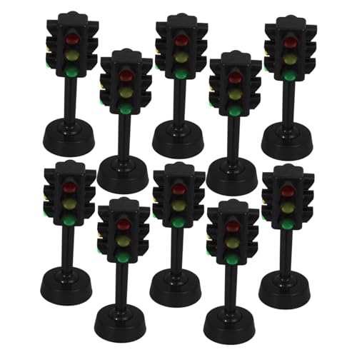 GALPADA 10 Stück Ampelspielzeug Interessante Verkehrslampe Miniaturampeln Ampellampe Ampeldekorationen Lichter Kleine Aufmerksamkeitsmodelle Ampellampe Schwarze Abs GALPADA 10 Stück Ampelspielzeug Interessante Verkehrslampe Miniaturampeln Ampellampe Ampeldekorationen Lichter Kleine Aufmerksamkeitsmodelle Ampellampe Schwarze Abs von GALPADA