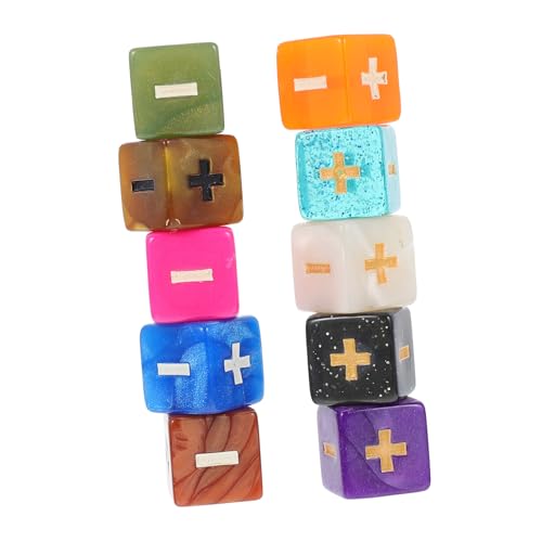 GALPADA 10 Stück Arithmetikwürfel Rechenzeichenwürfel Kleine Mathematik Rechnerzeichen Lernwürfel Multiplikationsspiel Große Würfel Für Den Mathematik Additions Und Zufällige Farbe GALPADA 10 Stück Arithmetikwürfel Rechenzeichenwürfel Kleine Mathematik Rechnerzeichen Lernwürfel Multiplikationsspiel Große Würfel Für Den Mathematik Additions Und Zufällige Farbe von GALPADA