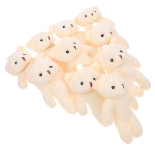 GALPADA 10 Stück Bärenanhänger Puppe Kleiner Bär Bären Gefüllter Minibär Plüschtiere Gelenkig Rosa Mittel Cartoon Teddies Schlüssel Mini Plüschbär Mädchenbär Partygeschenke Kuscheliges von GALPADA