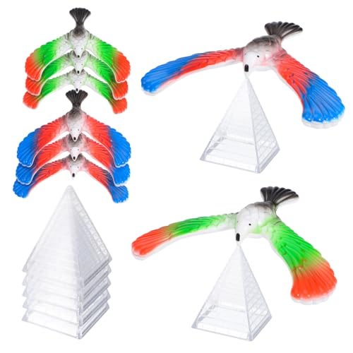 GALPADA 10 Stück Balance-Vogel- kinderspielzeug Kid Toys Toys ausgewogen Finger Tiere spielzeuge tauchender Vogel Eagle Toy ausbalancieren Plastik von GALPADA