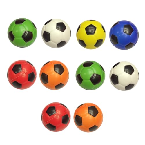 GALPADA 10 Stück Bunte PU Schaum Fußball Spielbälle Weiche Stressabbau Squeeze Toys Reboundfähige Balls für Drinnen und Draußen Farblich Sortiert Handlich und Sicher Zufällige Farbe GALPADA 10 Stück Bunte PU Schaum Fußball Spielbälle Weiche Stressabbau Squeeze Toys Reboundfähige Balls für Drinnen und Draußen Farblich Sortiert Handlich und Sicher Zufällige Farbe von GALPADA