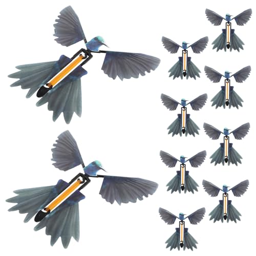 GALPADA 10 Stück Hummingbird Requisiten Flyer fliegend summen lustig für Innenfliegerspielzeug Uhrwerk-Vogel- -Accessoire im Freien Vogelparty Papier Blau GALPADA 10 Stück Hummingbird Requisiten Flyer fliegend summen lustig für Innenfliegerspielzeug Uhrwerk-Vogel- -Accessoire im Freien Vogelparty Papier Blau von GALPADA