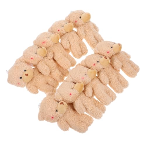GALPADA 10 Stück Kleine Plüsch Bär Schlüsselanhänger Weicher Mini Kuscheltier Anhänger mit Niedlichem als Taschen und Rucksackdeko für Erwachsene GALPADA 10 Stück Kleine Plüsch Bär Schlüsselanhänger Weicher Mini Kuscheltier Anhänger mit Niedlichem als Taschen und Rucksackdeko für Erwachsene von GALPADA