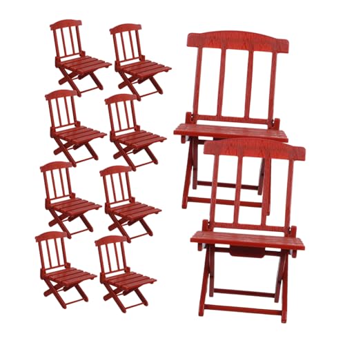 GALPADA 10 Stück Maßstab Faltbar Realistische Puppenhausmöbel Kompakte Gartendeko für Feengärten DIY Strand und Hochzeitstorten Deko GALPADA 10 Stück Maßstab Faltbar Realistische Puppenhausmöbel Kompakte Gartendeko für Feengärten DIY Strand und Hochzeitstorten Deko von GALPADA