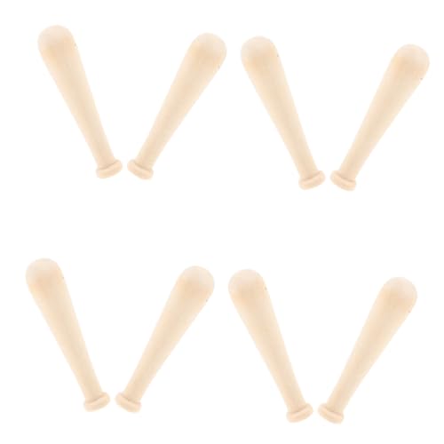 GALPADA 10 Stück Mini Baseballschläger Bastelset Unlackierte Holzschläger für DIY Projekte Kreative Bastelideen Kinderfreundlich und Leicht für Partys und Spiele GALPADA 10 Stück Mini Baseballschläger Bastelset Unlackierte Holzschläger für DIY Projekte Kreative Bastelideen Kinderfreundlich und Leicht für Partys und Spiele von GALPADA