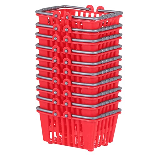 GALPADA 10 Stück Mini Einkaufskorb Weidenkorb Miniatur Lebensmittelkorb Aufbewahrung Kleiner Korb Gewebt Kleiner Einkaufskorb Dekoration Kleiner Korb Kleiner Behälter Schmaler von GALPADA