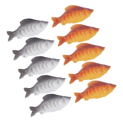 GALPADA 10 Stück Mini Koi Fisch Modelle Realistische Künstliche Fische für DIY Projekte Detailreiche für Puppenhaus und Feengarten Dekoration GALPADA 10 Stück Mini Koi Fisch Modelle Realistische Künstliche Fische für DIY Projekte Detailreiche für Puppenhaus und Feengarten Dekoration von GALPADA