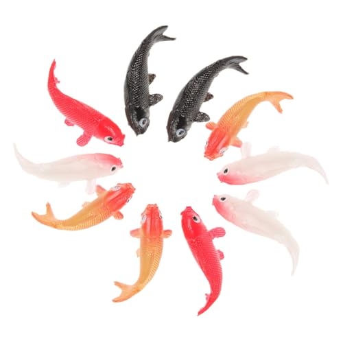GALPADA 10 Stück Puppenhaus-Modell Tank Schwebend Ornament Miniatur Mikro Simulieren Klein Mini-Aquarium Figur Realistisch Künstlich Winzig Mini- Mini-koi-Fische Plastik GALPADA 10 Stück Puppenhaus-Modell Tank Schwebend Ornament Miniatur Mikro Simulieren Klein Mini-Aquarium Figur Realistisch Künstlich Winzig Mini- Mini-koi-Fische Plastik von GALPADA