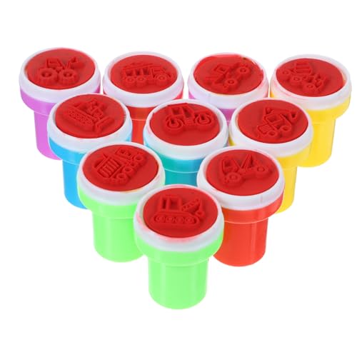 GALPADA 10 Stück Technische Autosiegelspielzeug Kind Sortiert Konstruktionsspielzeug Party Ereignis Maschinenbau Farbe Gebäude Klein Baggerstempel Fahrzeug Baustempel Thema Plastik GALPADA 10 Stück Technische Autosiegelspielzeug Kind Sortiert Konstruktionsspielzeug Party Ereignis Maschinenbau Farbe Gebäude Klein Baggerstempel Fahrzeug Baustempel Thema Plastik von GALPADA