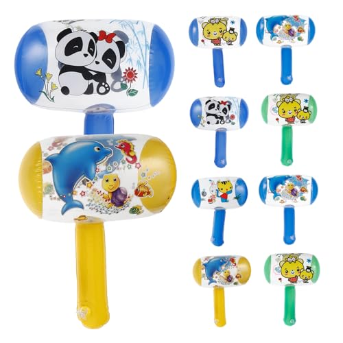 GALPADA 10 Stück Teiliges Aufblasbares Hammer mit Klingel Leichtes Partyspielzeug Lustiger Sound Bunte Farben für Jungen und Mädchen Pool und Outdoor Spaß Zufällige Farbe Zufällige Farbe GALPADA 10 Stück Teiliges Aufblasbares Hammer mit Klingel Leichtes Partyspielzeug Lustiger Sound Bunte Farben für Jungen und Mädchen Pool und Outdoor Spaß Zufällige Farbe Zufällige Farbe von GALPADA