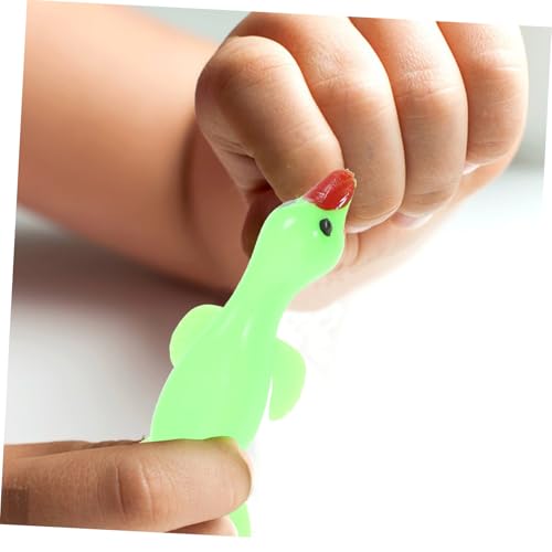 GALPADA 10 Stück Teiliges Dehnbares Finger entlüftungsspielzeug Weißer Gänse spaß für Partygeschenke Stressabbau Indoor outdoor dekompressionsspielzeug für Erwachsene von GALPADA