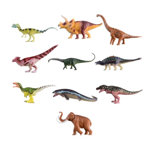 GALPADA 10 Stück Teiliges Dinosaurier aus Kunststoff Realistische Farbenfrohe Figuren mit Detailgetreuer Nachbildung Pädagogisch Fördert Fantasie und Wissen über Dinosaurier GALPADA 10 Stück Teiliges Dinosaurier aus Kunststoff Realistische Farbenfrohe Figuren mit Detailgetreuer Nachbildung Pädagogisch Fördert Fantasie und Wissen über Dinosaurier von GALPADA