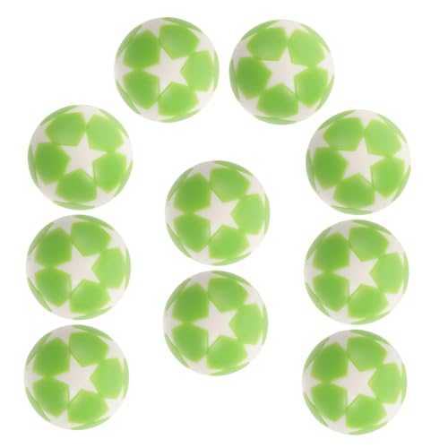 GALPADA 10 Stück Teiliges Foosball Tischkicker Bälle Langlebige Ersatzkugeln für Tischfußball Hellgrün weiß Robust Wiederverwendbar für Indoor Fußballspiel und Freizeitspaß GALPADA 10 Stück Teiliges Foosball Tischkicker Bälle Langlebige Ersatzkugeln für Tischfußball Hellgrün weiß Robust Wiederverwendbar für Indoor Fußballspiel und Freizeitspaß von GALPADA