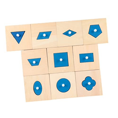GALPADA 10 Stück Teiliges Holzspielzeug Geometrische Formen Montessori Lernspielzeug Farbenfrohe Bausteine für Sensorische Kognition Motorische Fähigkeiten Sicher Abgerundet GALPADA 10 Stück Teiliges Holzspielzeug Geometrische Formen Montessori Lernspielzeug Farbenfrohe Bausteine für Sensorische Kognition Motorische Fähigkeiten Sicher Abgerundet von GALPADA