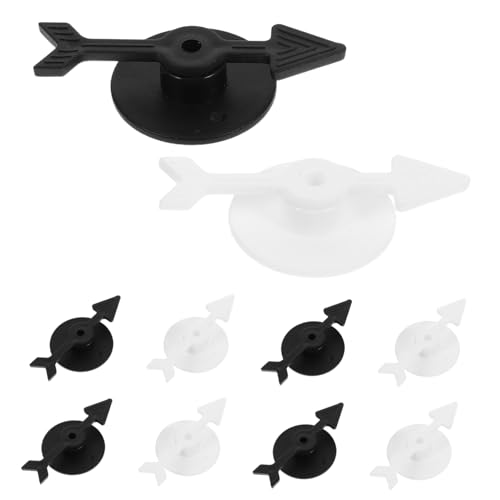 GALPADA 10 Stück Teiliges Kunststoff Pfeile DIY Spielzeiger Schwarz und Weiß Drehbare Turntable Indikatoren für Brettspiel Zubehör Vielseitig Einsetzbar für Party Unterricht und GALPADA 10 Stück Teiliges Kunststoff Pfeile DIY Spielzeiger Schwarz und Weiß Drehbare Turntable Indikatoren für Brettspiel Zubehör Vielseitig Einsetzbar für Party Unterricht und von GALPADA