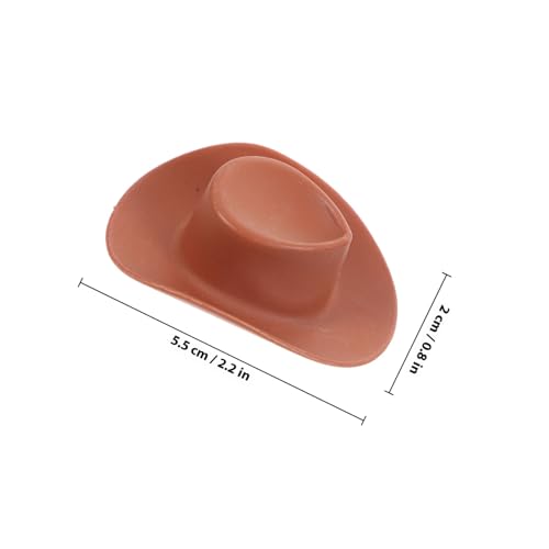 GALPADA 10 Stück Teiliges Mini Cowboyhut aus Robustem Kunststoff Wiederverwendbare Miniatur Hüte für Puppenhaus Dekoration und Rollenspiel als Geschenk für Puppenmode GALPADA 10 Stück Teiliges Mini Cowboyhut aus Robustem Kunststoff Wiederverwendbare Miniatur Hüte für Puppenhaus Dekoration und Rollenspiel als Geschenk für Puppenmode von GALPADA