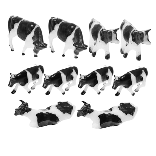 GALPADA 10 Stück Teiliges Mini Kuh Figuren aus Langlebigem Material Realistische Tierfiguren für Modellbau Garten Landschaftsdekoration Kompakte für DIY szenen und Bastelprojekte GALPADA 10 Stück Teiliges Mini Kuh Figuren aus Langlebigem Material Realistische Tierfiguren für Modellbau Garten Landschaftsdekoration Kompakte für DIY szenen und Bastelprojekte von GALPADA