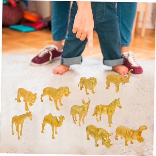 GALPADA 10 Stück Teiliges Realistische Wildtiermodell Figuren aus Hochwertigem Detailgetreue Simulation Tierfiguren für und Natürliche Dekoration im Innen und Außenbereich von GALPADA