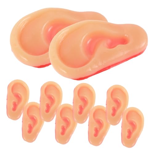 GALPADA 10 Stück Teiliges Realistisches Simulationsohr Modell aus Flexiblem Weichem Material für Halloween April Fools Cosplay und Streichspaß Langlebige Nachbildung Falscher Ohren für GALPADA 10 Stück Teiliges Realistisches Simulationsohr Modell aus Flexiblem Weichem Material für Halloween April Fools Cosplay und Streichspaß Langlebige Nachbildung Falscher Ohren für von GALPADA
