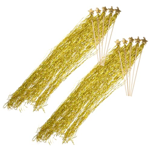 GALPADA 10 Stück Teiliges Stern mit Tasseln Bunte Feenstäbe für Mädchen Sichere Cosplay Requisiten für Geburtstagsfeiern Hochzeiten und Partydekoration GALPADA 10 Stück Teiliges Stern mit Tasseln Bunte Feenstäbe für Mädchen Sichere Cosplay Requisiten für Geburtstagsfeiern Hochzeiten und Partydekoration von GALPADA