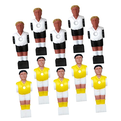 GALPADA 10 Stück Teiliges Tischkicker Ersatzspieler aus Hochwertigem Harz Langlebig und Verschleißfest Glatte Oberfläche ohne Grate Leicht und Standardgroß Kompatibel mit Kickertisch und GALPADA 10 Stück Teiliges Tischkicker Ersatzspieler aus Hochwertigem Harz Langlebig und Verschleißfest Glatte Oberfläche ohne Grate Leicht und Standardgroß Kompatibel mit Kickertisch und von GALPADA