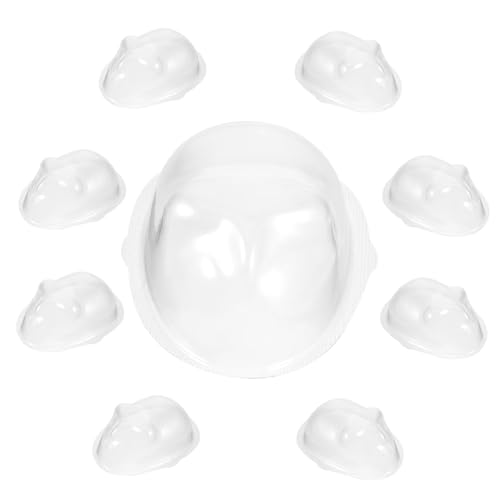GALPADA 10 Stück Teiliges Transparentes PVC Puppen gesichtsschutz Dickes Material Staubdichte DIY Masken für Puppenbasteln und Display Klarer für Kleine Spielzeugpuppen GALPADA 10 Stück Teiliges Transparentes PVC Puppen gesichtsschutz Dickes Material Staubdichte DIY Masken für Puppenbasteln und Display Klarer für Kleine Spielzeugpuppen von GALPADA