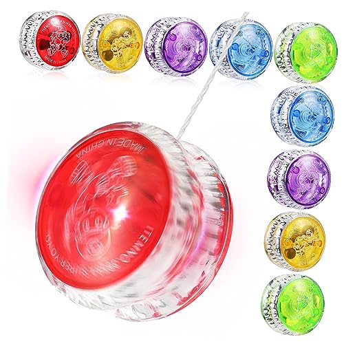 GALPADA 10 Stück Teiliges Yo Yo Ball Klein Leicht Langlebig aus Robustem Kunststoff Lustiges Lernspielzeug für Hand Auge Koordination Partyzubehör und GALPADA 10 Stück Teiliges Yo Yo Ball Klein Leicht Langlebig aus Robustem Kunststoff Lustiges Lernspielzeug für Hand Auge Koordination Partyzubehör und von GALPADA