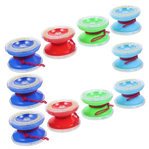 GALPADA 10 Stück Teiliges Yo Yo für Frühe Bildung und Geschicklichkeitsspiel für Anfänger Party Mitgebsel GALPADA 10 Stück Teiliges Yo Yo für Frühe Bildung und Geschicklichkeitsspiel für Anfänger Party Mitgebsel von GALPADA
