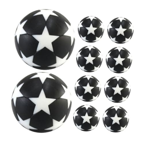 GALPADA 10 Stück Tischfußball Mini Fußbälle Partygeschenke Tischfußballmaschine Tischfußballtisch Kleine Fußbälle Ersatzbälle Fußballspielzeug Winziger Fußball von GALPADA