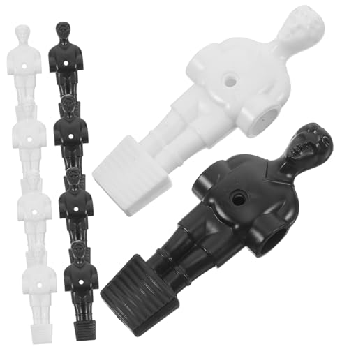GALPADA 10 Stück Tischfußballspieler-ersatzteile, Miniatur-fußballmänner, Mini-spielerfiguren, Fußballspielzubehör Für Tischspielgeräte, Weiß/schwarz GALPADA 10 Stück Tischfußballspieler-ersatzteile, Miniatur-fußballmänner, Mini-spielerfiguren, Fußballspielzubehör Für Tischspielgeräte, Weiß/schwarz von GALPADA